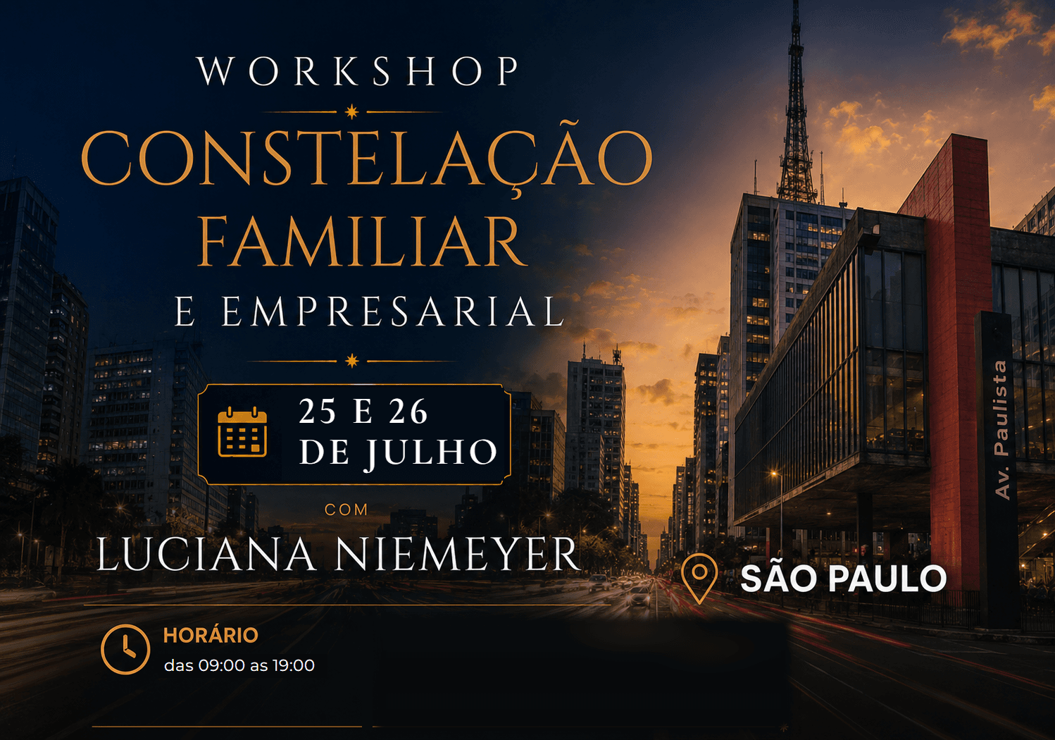 Workshop de Constelação Familiar e Empresarial — São Paulo